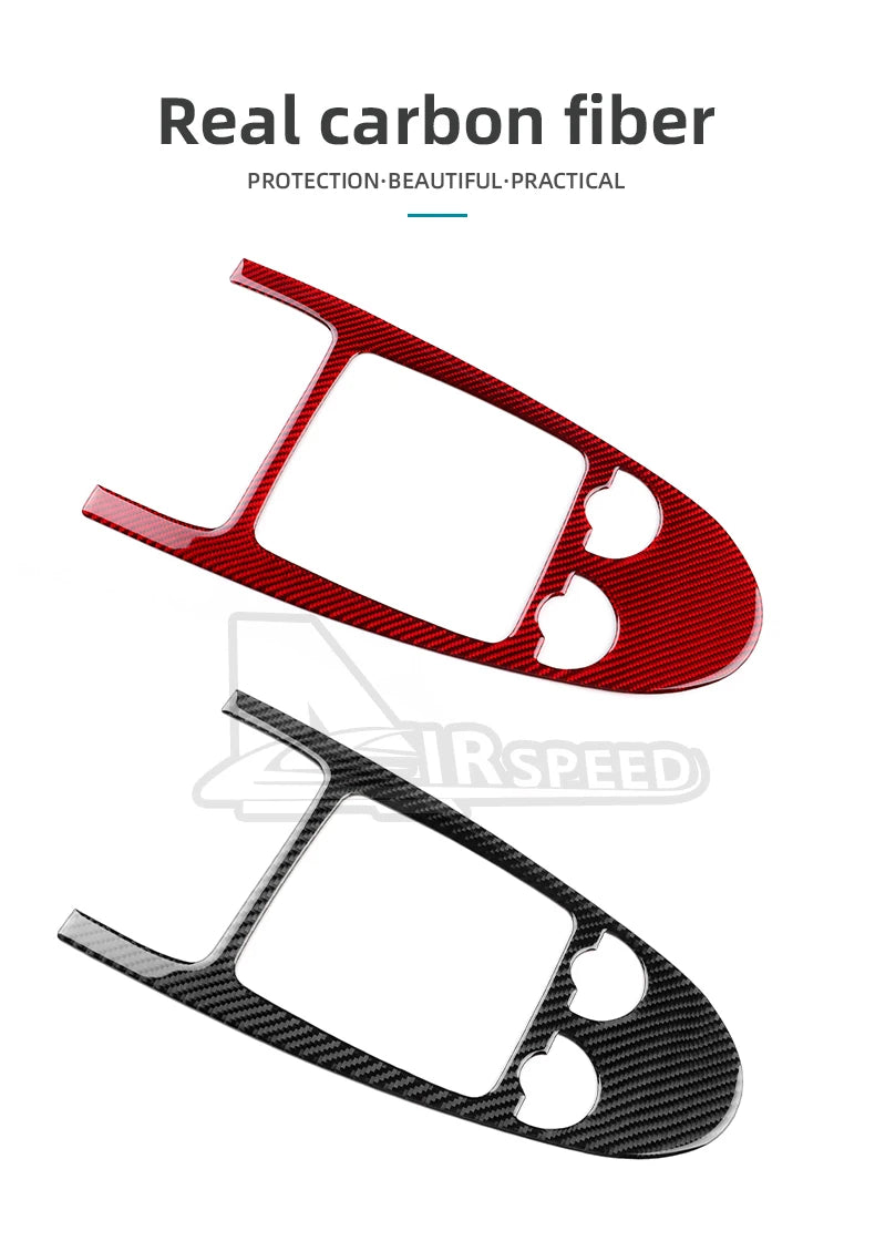 Carbon Fiber Gear Shift Trim – Interior Decal for Mercedes Benz SLK R171