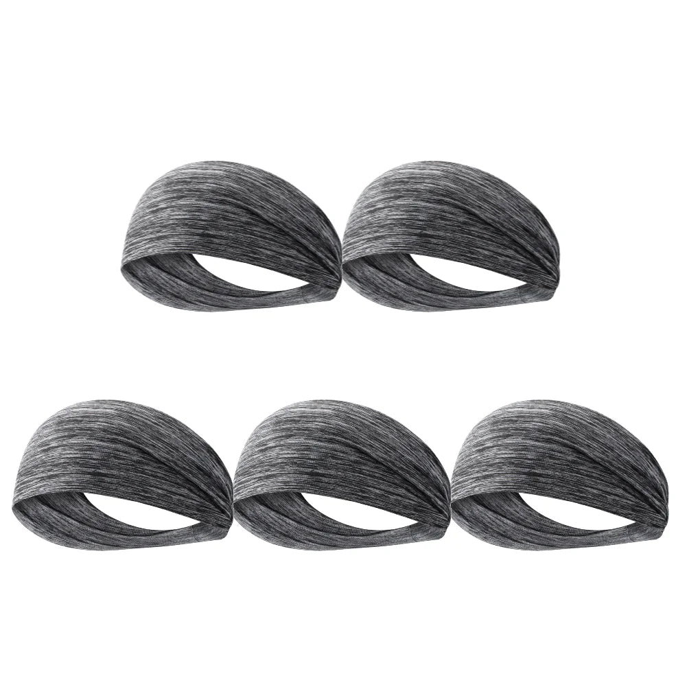 Quick-Dry Sports Sweatband – Elastic Fitness Headband for Running and Yoga