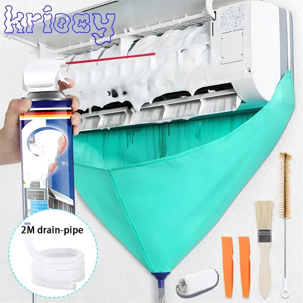 Air Conditioner Cleaning Bag – Leak-proof Cover for Professional Maintenance