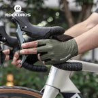 ROCKBROS Half Finger Cycling Gloves – Shock-Absorbing MTB Gear for Summer