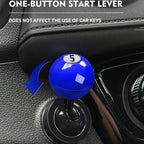 Metal Joystick Ignition Button – Decorative Engine Start Cover for Car Interior
