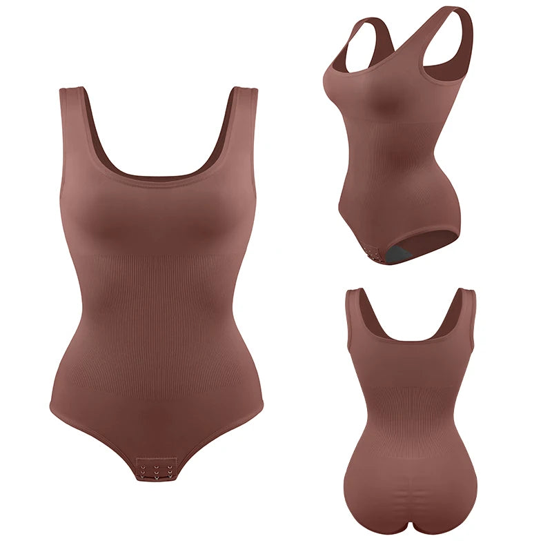 Tummy Control Shapewear Bodysuit – Invisible Slimming Underwear for Daily Wear