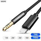 Lightning to 3.5mm AUX Cable – Gold-Plated Audio Adapter for iPhone Devices