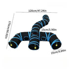 Foldable Pet Play Tunnel – Interactive Drill Barrel for Cat Training