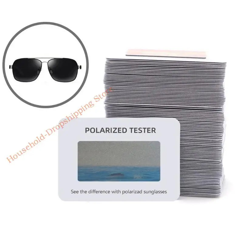 Polarized Sunglasses Test Card – Optical Verification Tool for Eyewear