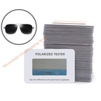 Polarized Sunglasses Test Card – Optical Verification Tool for Eyewear