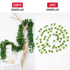 Artificial Ivy Leaf Garland – 2.1M Silk Hanging Vine for Home Garden Decor