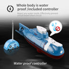 Mini RC Submarine – Waterproof Simulation Boat Toy for Kids Pool Play