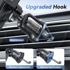 Universal Car Phone Mount – 360° Rotating Air Vent Holder for Smartphone