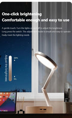 Foldable LED Desk Lamp – Rechargeable USB Reading Light for Home Office
