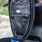 Motorcycle Seat Storage Bag – Expandable Tool Organizer for Vespa Scooters
