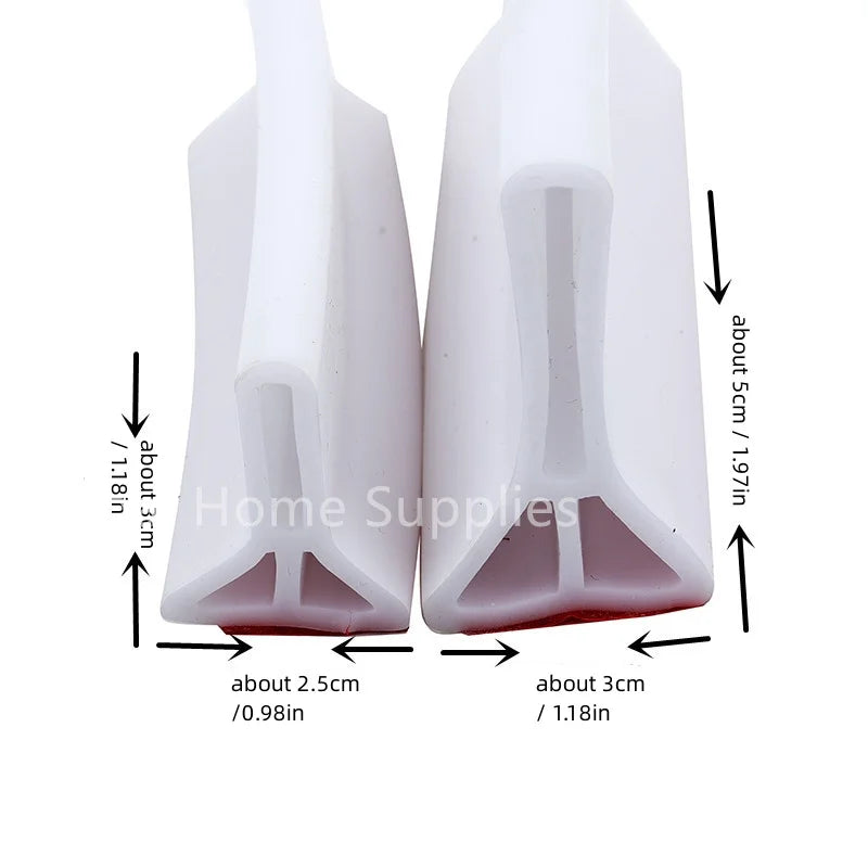 Silicone Water Retaining Strip – Flexible Barrier for Bathroom Shower Floor