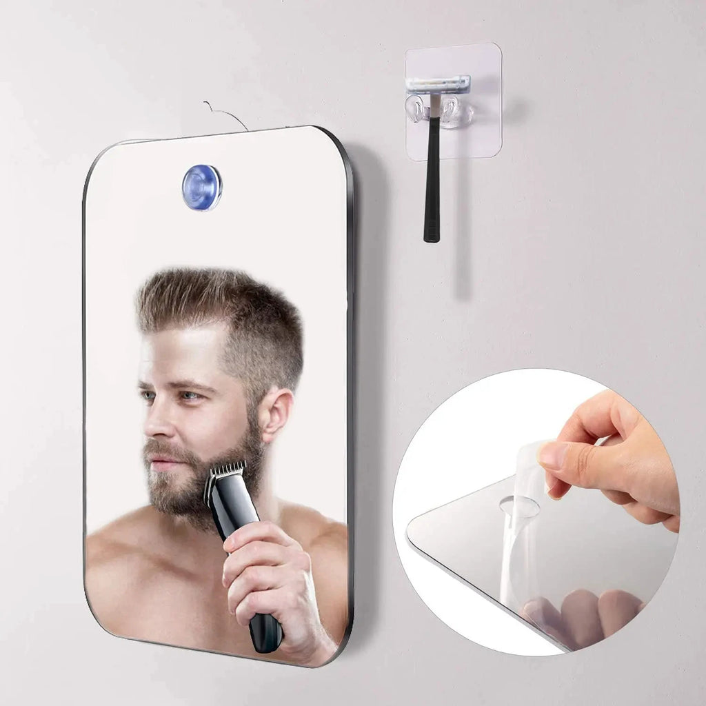 Acrylic Hand Mirror – Portable Travel Accessory for Makeup and Shaving