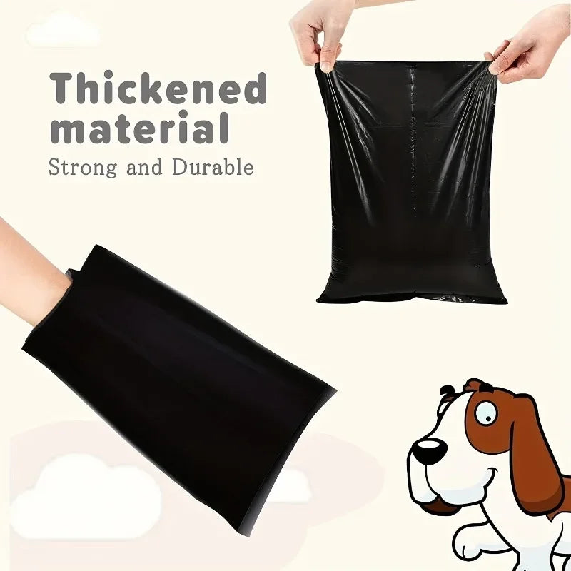 Dog Poop Bags – Leak Proof Waste Bags with Dispenser for Outdoor Walking