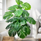 Artificial Tropical Leaf Plant – 60-103cm Potted Faux Greenery for Home Decor