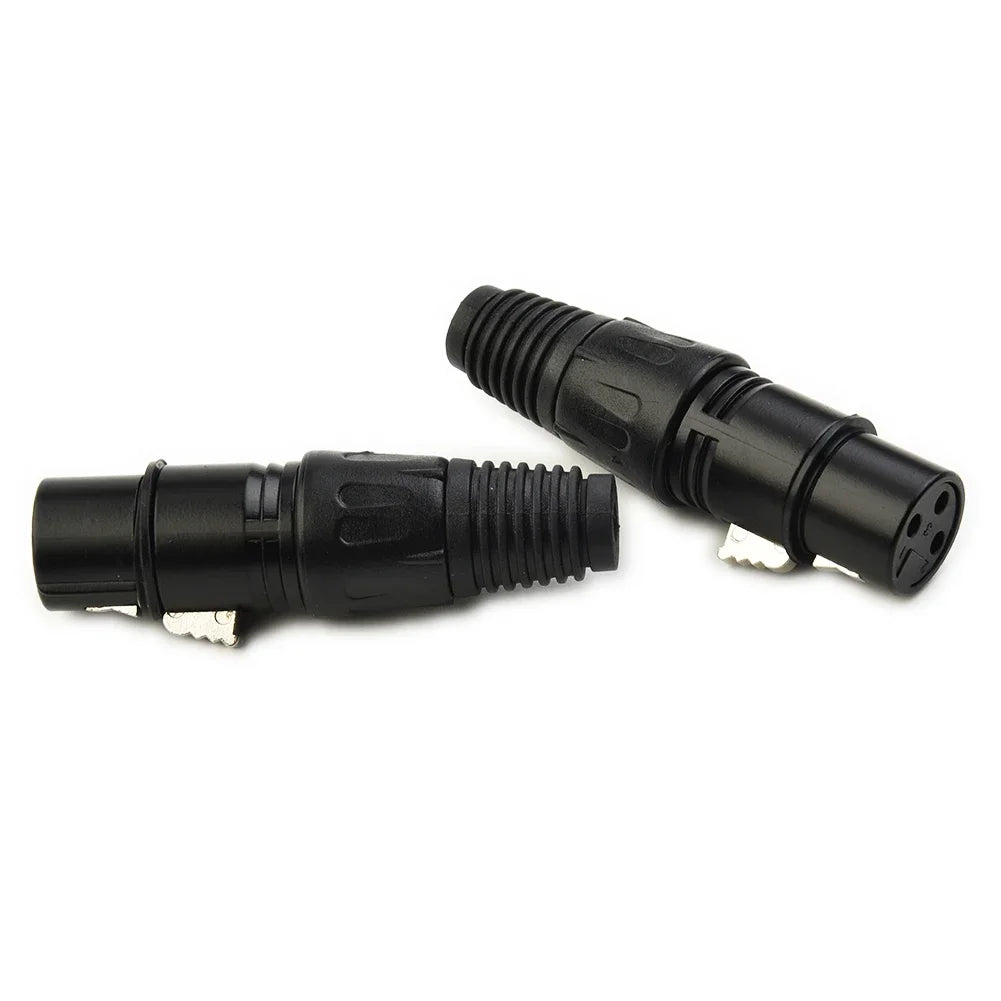 XLR DMX Microphone Connectors – 3 Pin Audio Plugs for Professional Sound Gear