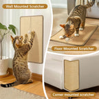 Natural Sisal Cat Scratching Mat – Self-Adhesive Sofa Protector for Cats