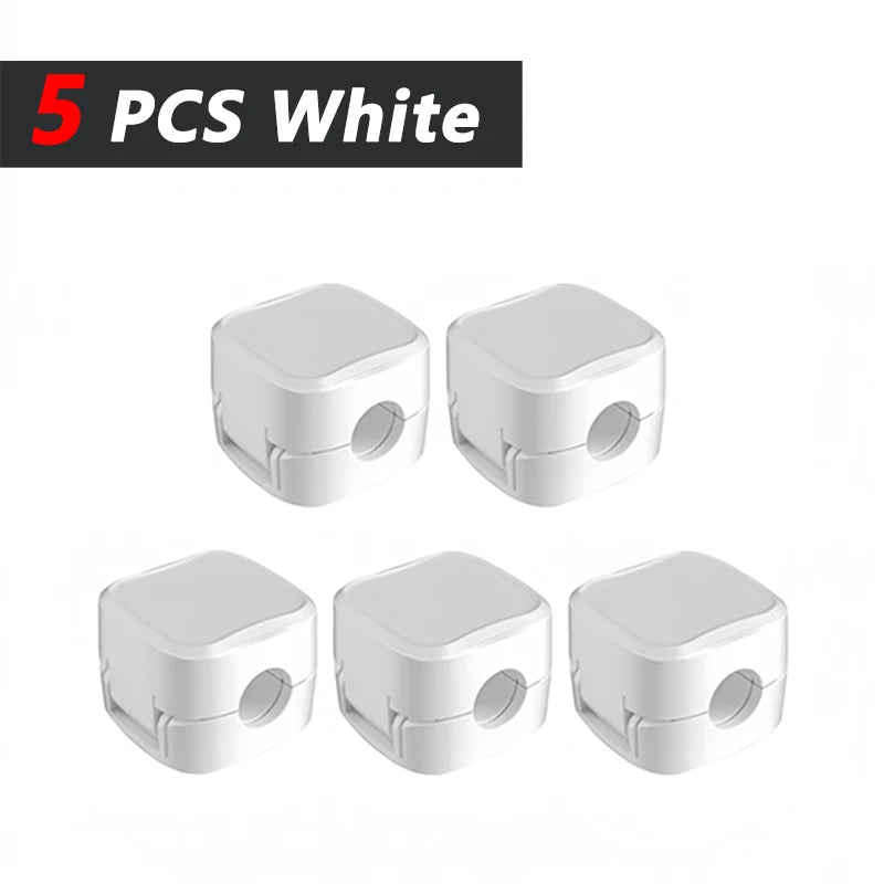 Magnetic Cable Clips – Adjustable Adhesive Cord Holder for Home Office Desk