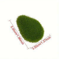 Artificial Moss Rocks – Decorative Faux Green Stones for Garden Landscapes