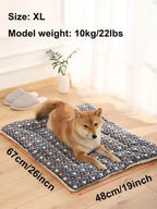 Flannel Pet Bed – Thickened Sleeping Mat for Small and Large Dogs and Cats