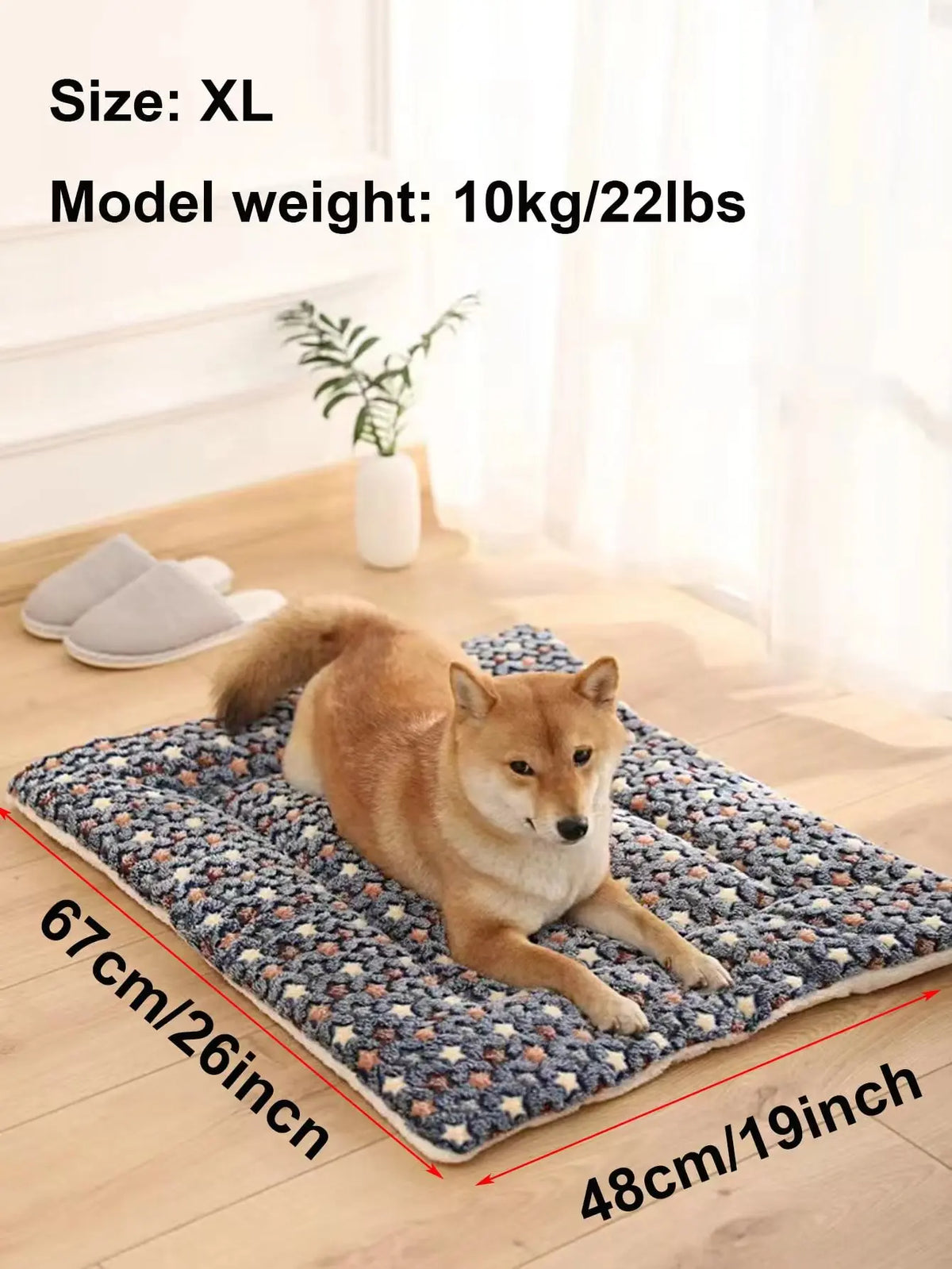 Flannel Pet Bed – Thickened Sleeping Mat for Small and Large Dogs and Cats