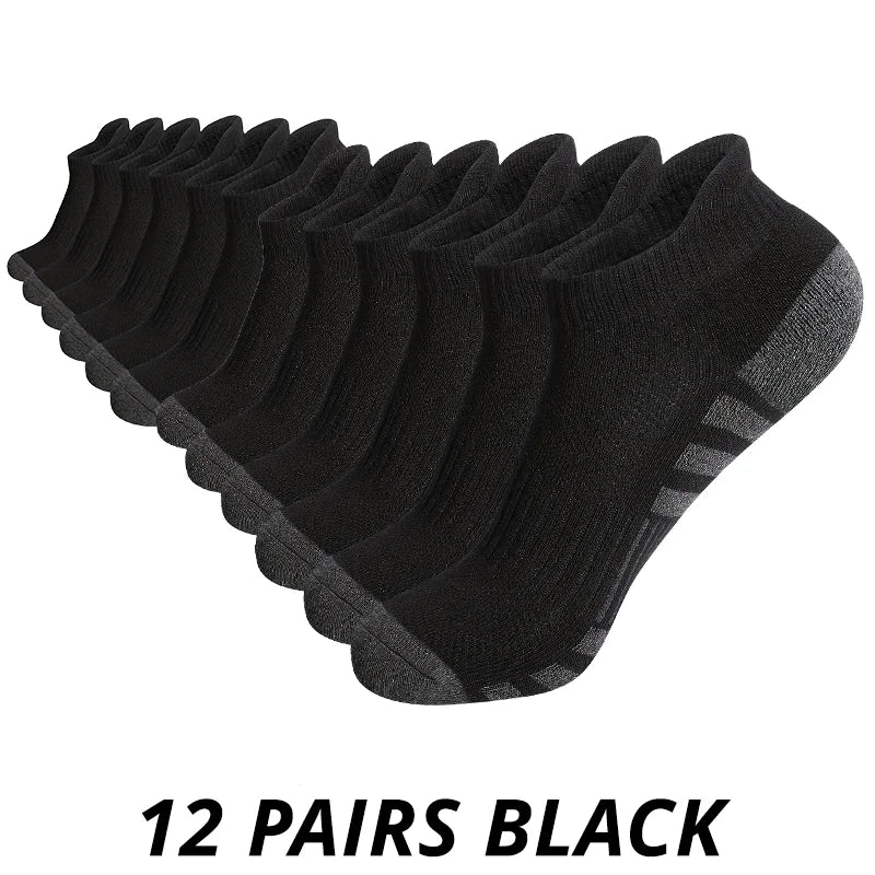 Athletic Football Socks – Soft Ground-Gripping Crew for Men's Gym Training