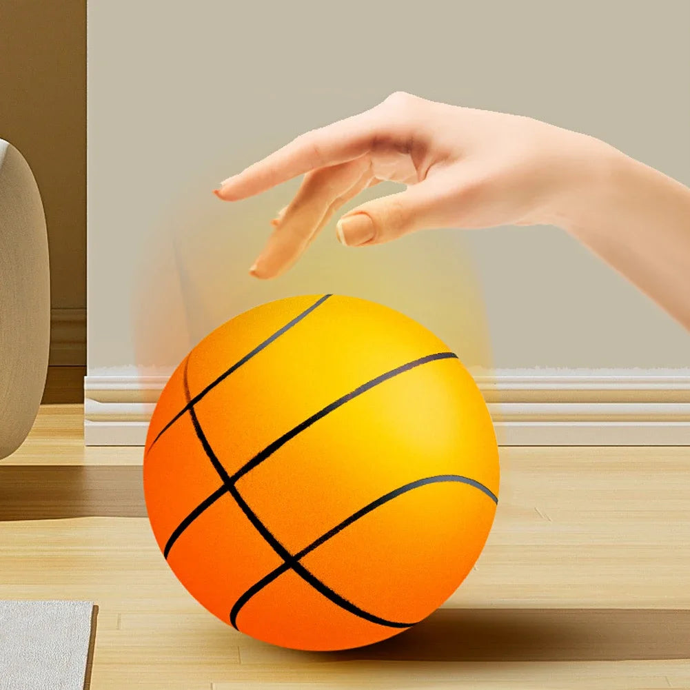 Silent Foam Basketball – Lightweight Elastic Sports Toy for Kids Indoor Play