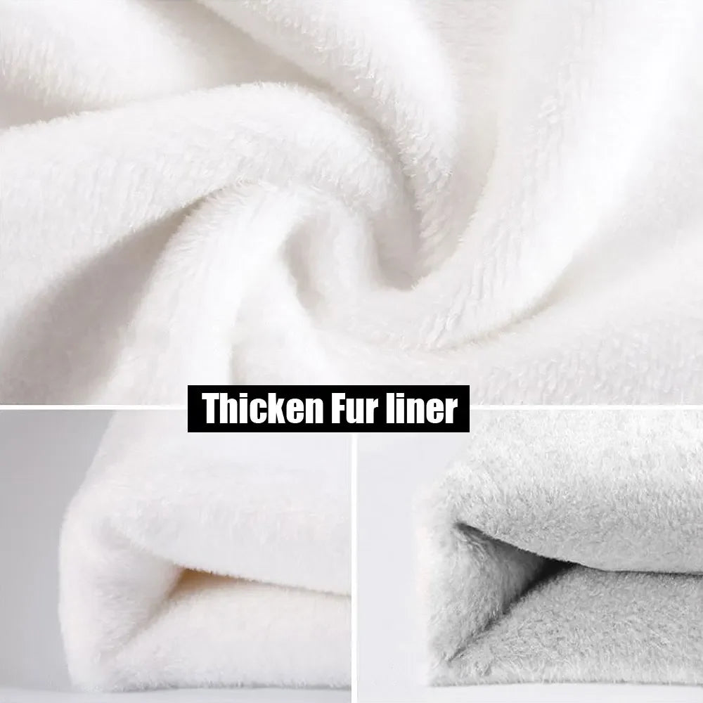 Thermal Fleece T-Shirt – Men's Long-Sleeved Velvet Padded Base Layer for Winter