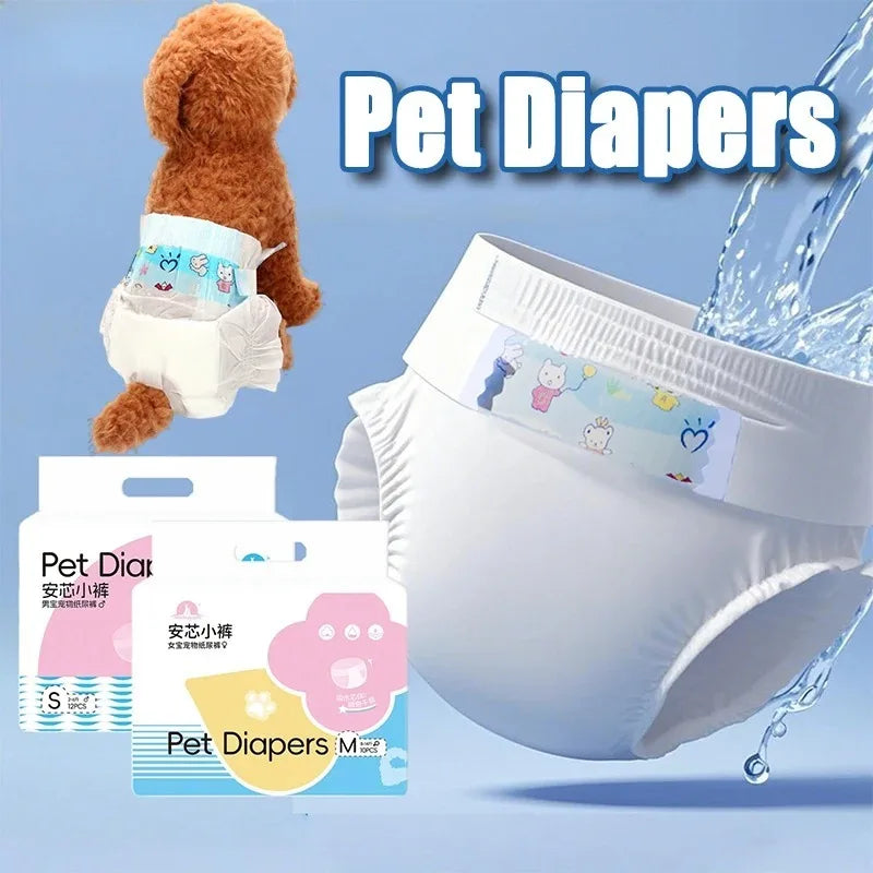 Disposable Male Dog Diapers – Leak-proof Waterproof Shorts for Puppy Care