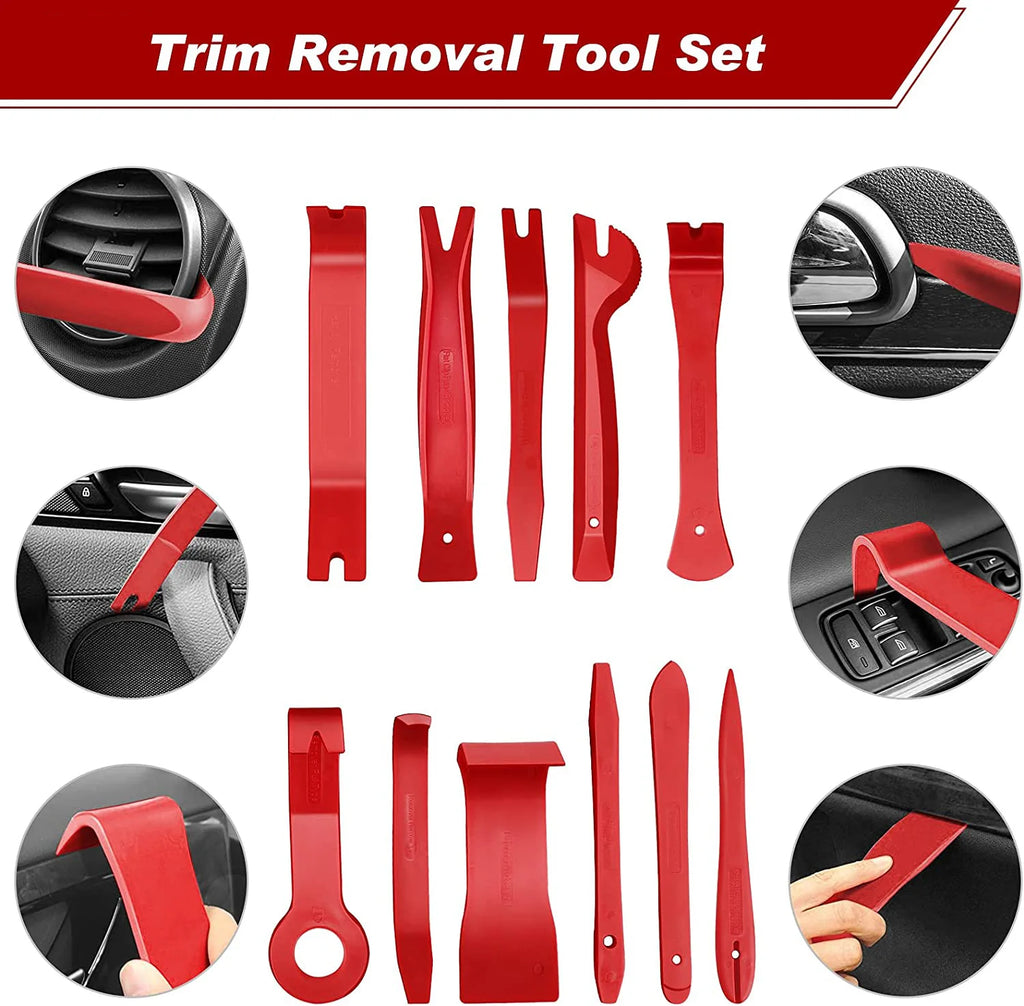 Plastic Trim Removal Tool Kit – Interior Panel Clips Puller for Car Repair