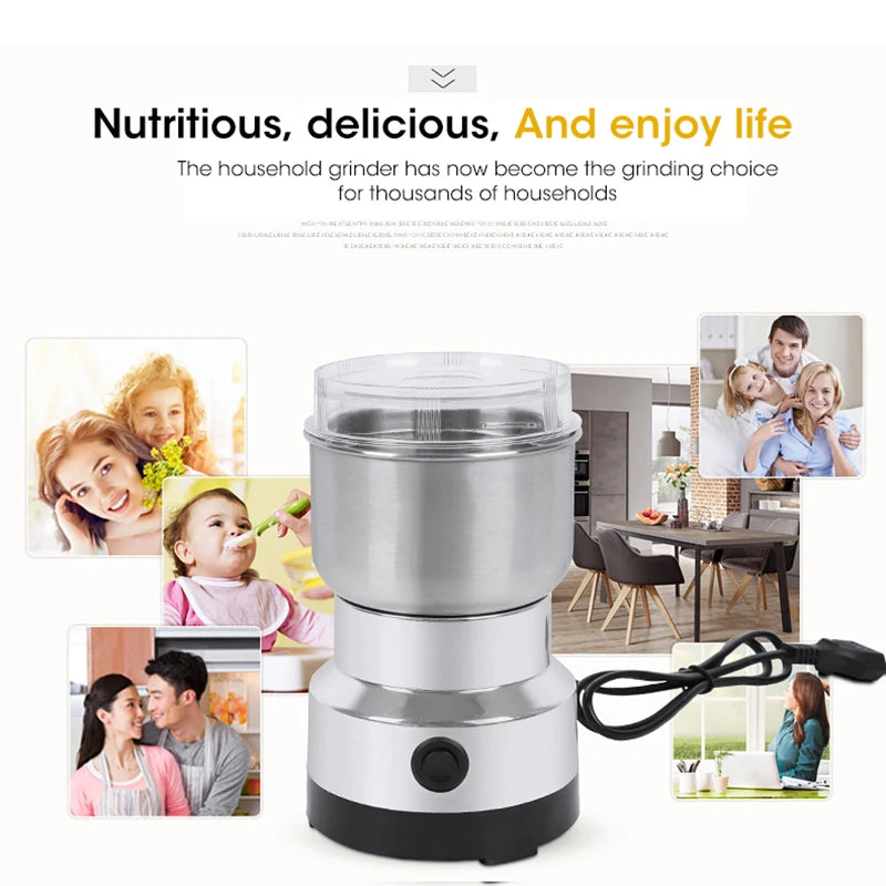 Electric Grain Grinder – 300ml Ultrafine Mill for Coffee and Baby Food