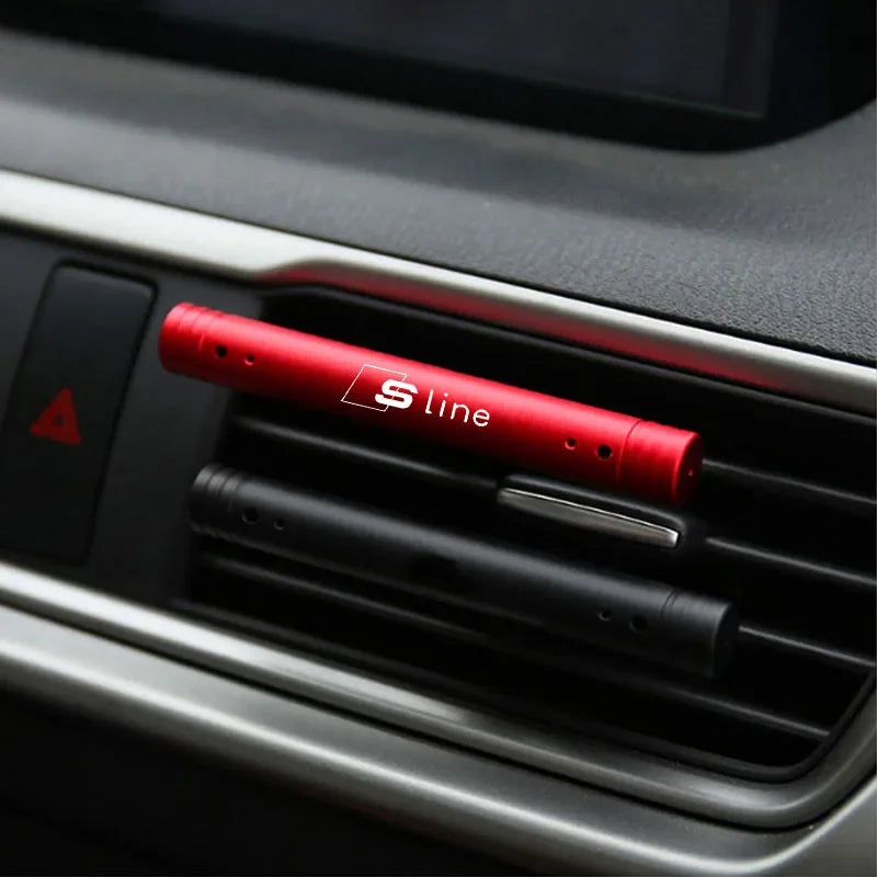 Car Air Vent Perfume Clip – S-Line Logo Aromatherapy Diffuser for Audi Owners