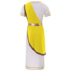 Ancient Greek Toga – Men’s Roman Robe for Halloween Cosplay Costume