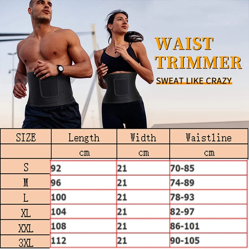 Adjustable Waist Trainer Belt – Slimming Body Shaper for Gym Workout