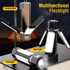 Rechargeable LED Camping Lantern – Foldable Work Light for Outdoor Emergency