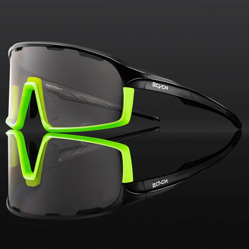 Photochromic Cycling Sunglasses – UV400 Protective Eyewear for MTB Sports