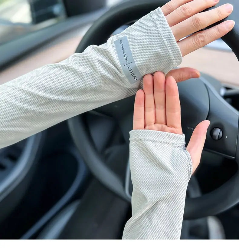 Large UV Sun Protection Sleeves – Breathable Arm Covers for Outdoor Sports
