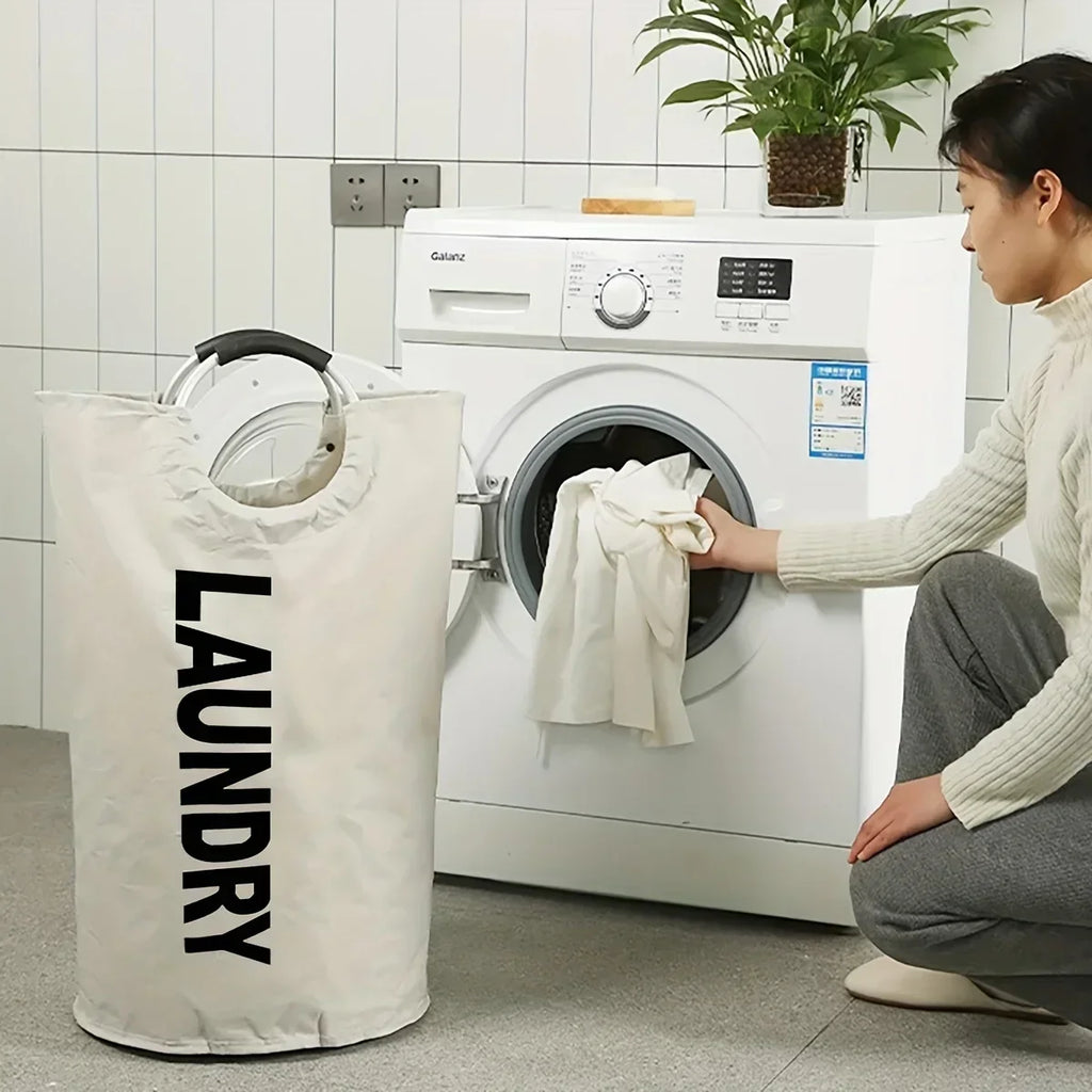 Foldable Oxford Laundry Basket – Large Capacity Organizer for Dorm Rooms