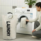 Foldable Oxford Laundry Basket – Large Capacity Organizer for Dorm Rooms