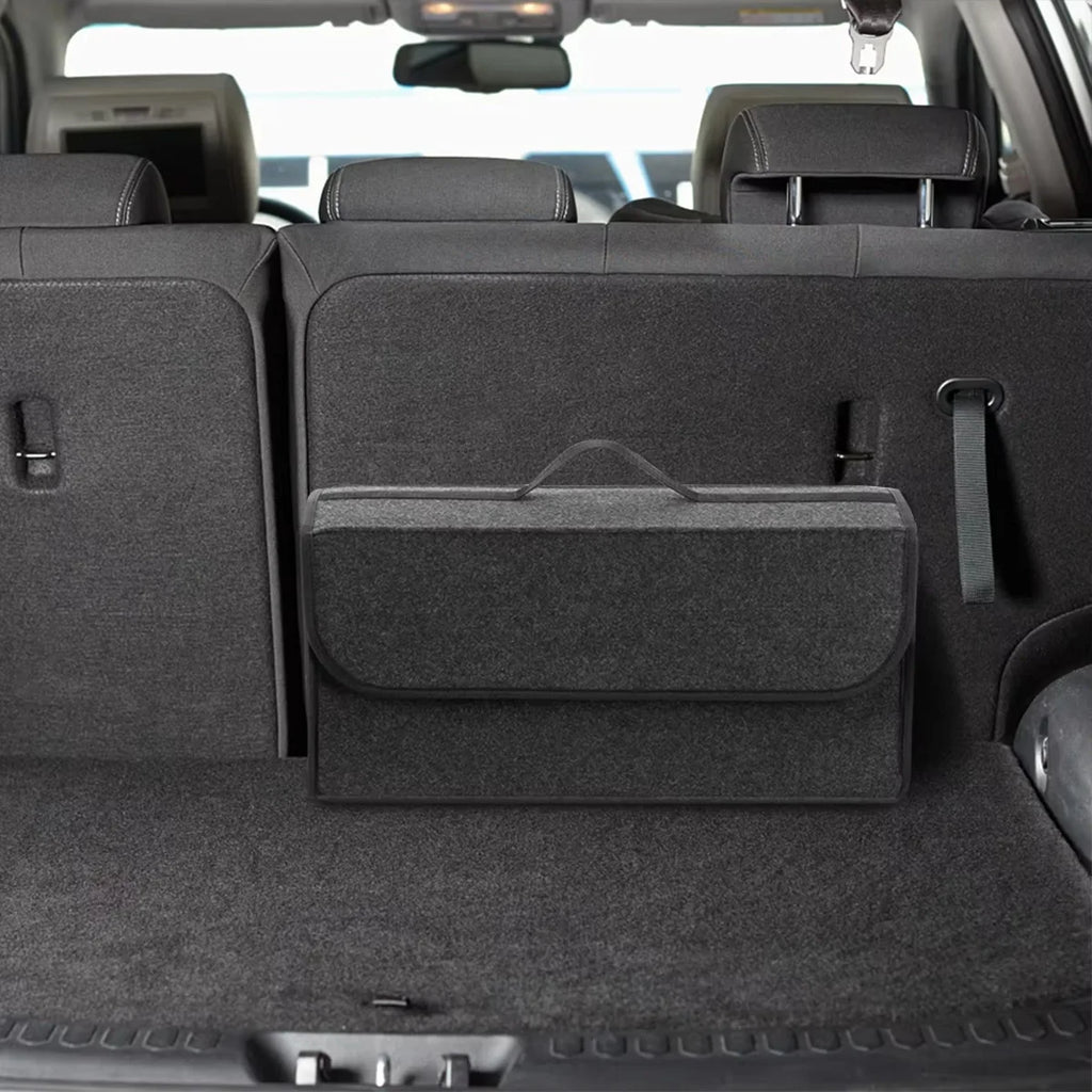Enlarged Felt Car Storage Box – Thickened Organizer for Vehicle Essentials