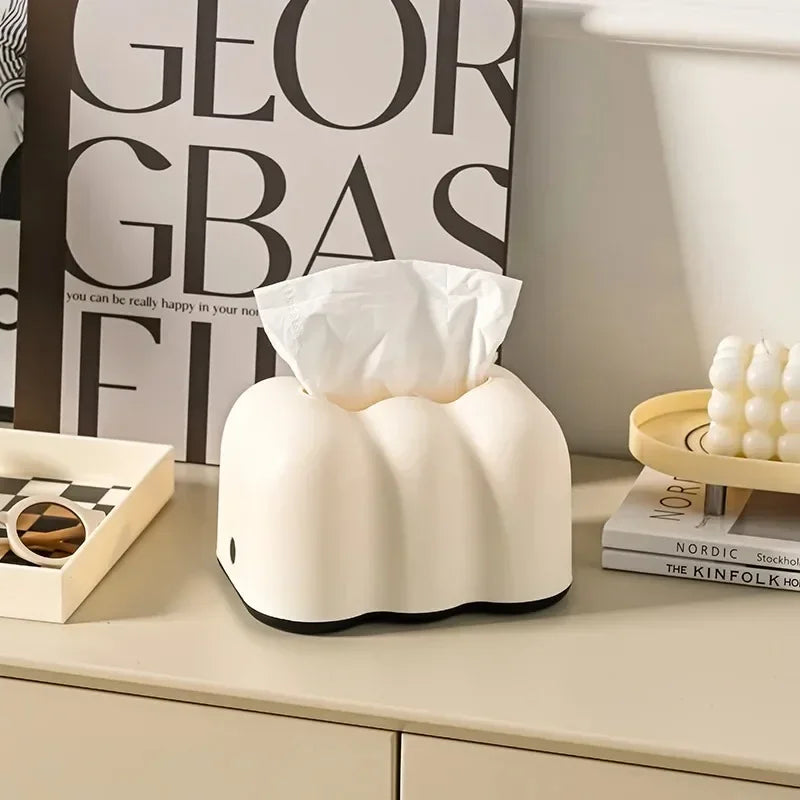 Cloud Tissue Box Holder – Wall Mounted Decorative Ornament for Home and Car
