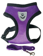 Adjustable Mesh Cat and Dog Harness – Reflective Breathable Vest for Walking