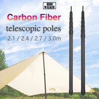 Carbon Fiber Telescopic Tarp Pole – Adjustable 3m Lightweight Camping Gear