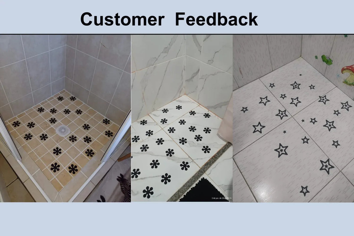 Anti Slip Bathtub Strips – Adhesive Snowflake Decals for Bathroom Safety
