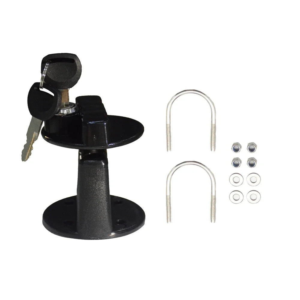 5L Plastic Fuel Canister – Lockable Backup Tank for Motorcycle SUV Storage