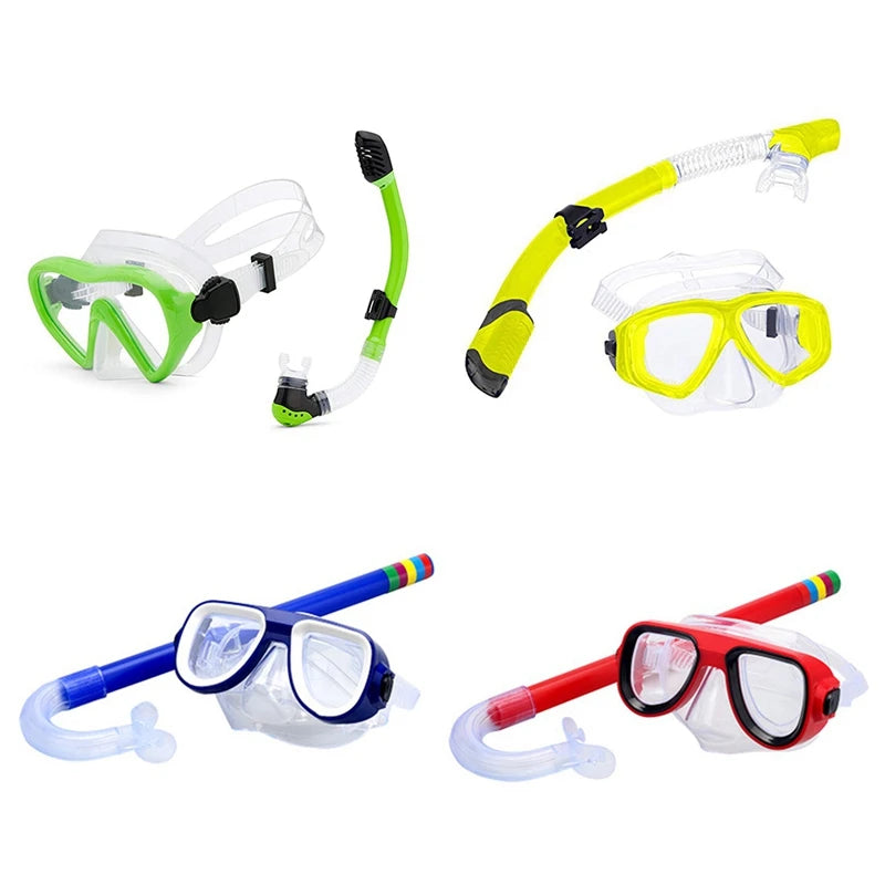 Kids Snorkeling Mask and Snorkel Set – Anti-Fog Diving Gear for Swimming
