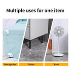 Mini Stainless Steel Swivel Wheels – 360 Degree Adhesive Casters for Furniture