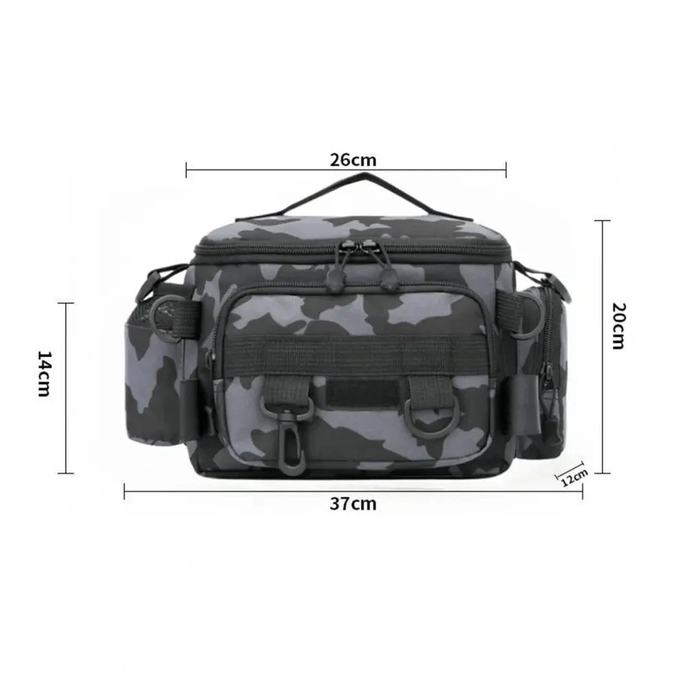 Portable Fishing Shoulder Bag – Rod Holder Storage for Outdoor Sports