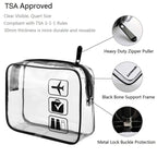 Clear PVC Cosmetic Bag – Waterproof Travel Toiletry Organizer for Makeup