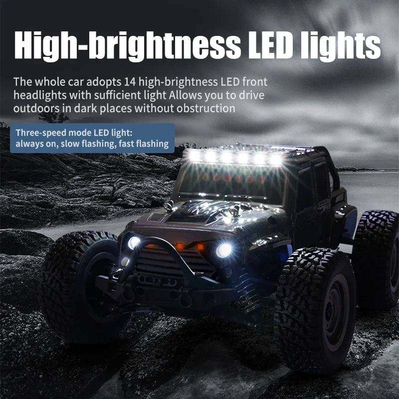 Brushless RC Monster Truck – 70km/h 4WD High Speed Off Road Car for Kids